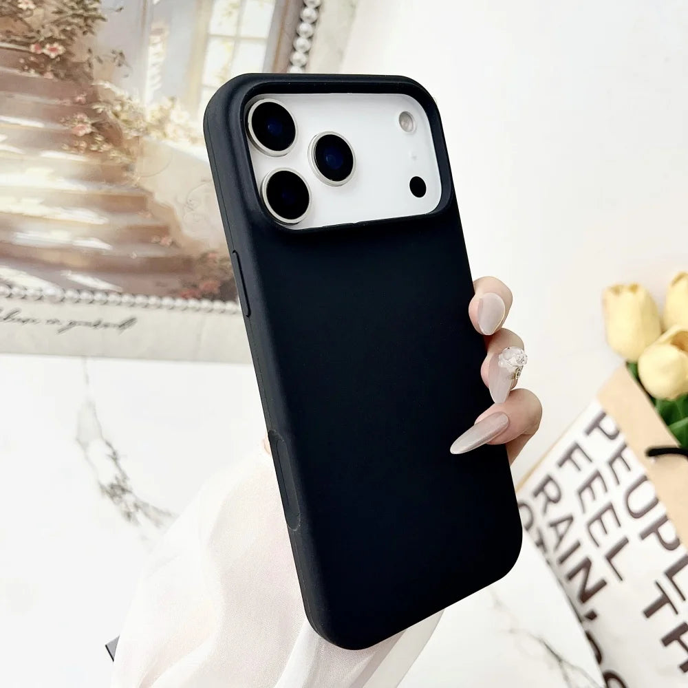 Original Official Silicone Case For iPhone 17ProMax 16 13 12 15 14 Pro Phone Cases For iPhone 16 13Pro 17 11 14 15 Pro Max Cover