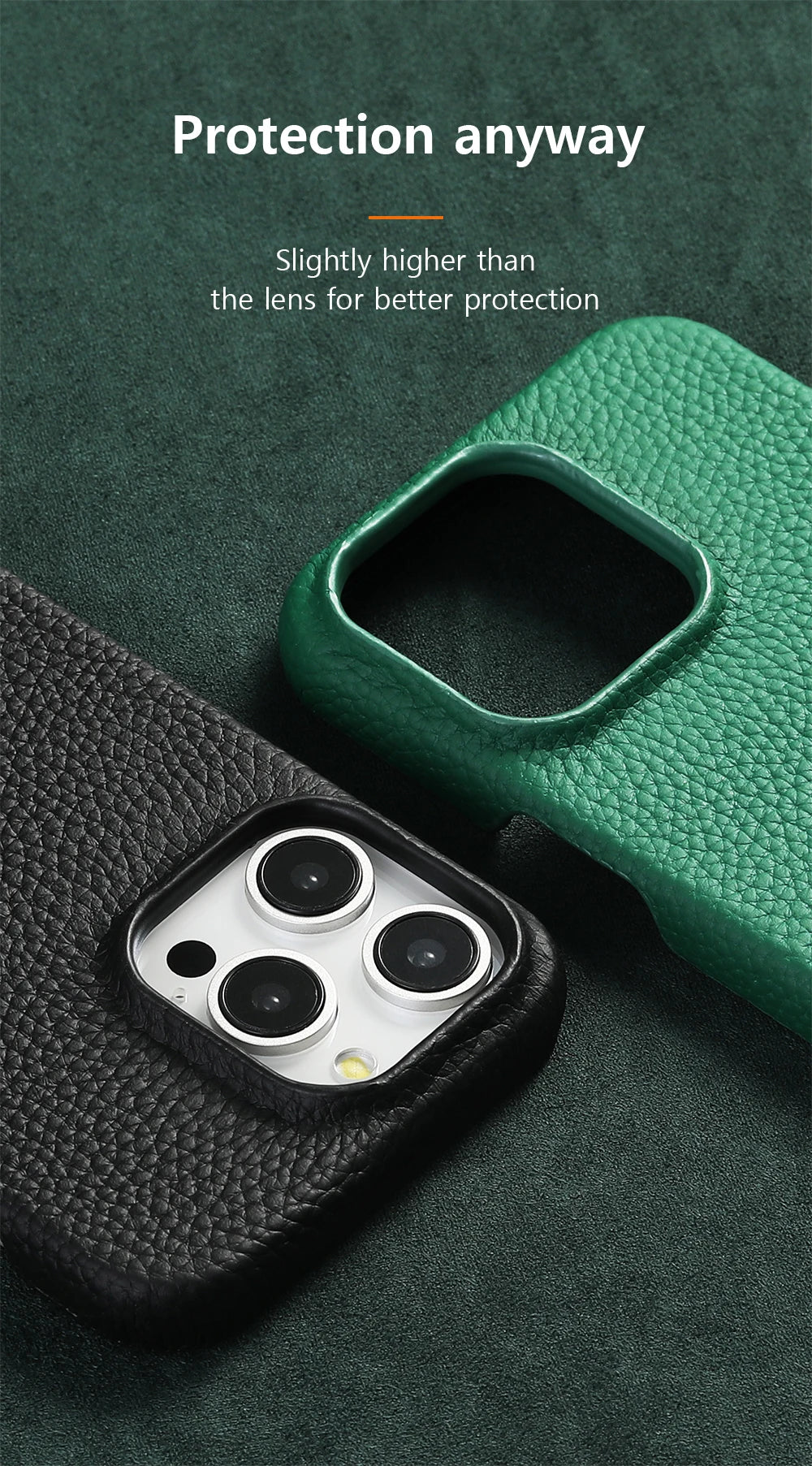 for Magsafe Case for iPhone 17 15 16 Pro Max Air 17Pro Natural Cowhide Lychee Leather Magnetic Protector Luxury Phone Back Cover