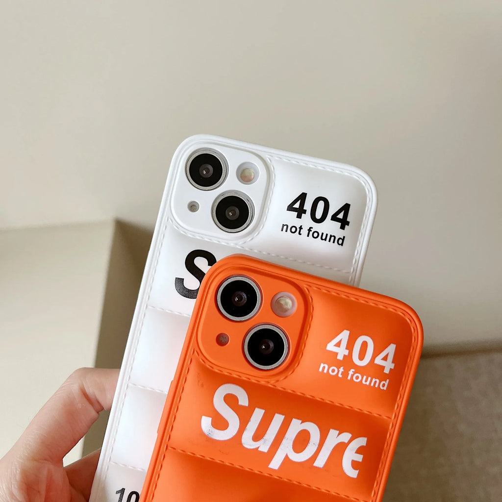 Fashion Down Jacket Puffer Case for iPhone 17 Pro Max 16 15 14 Plus 13 12 11 XR Original Lovely Silicone i Phone Cover Etui