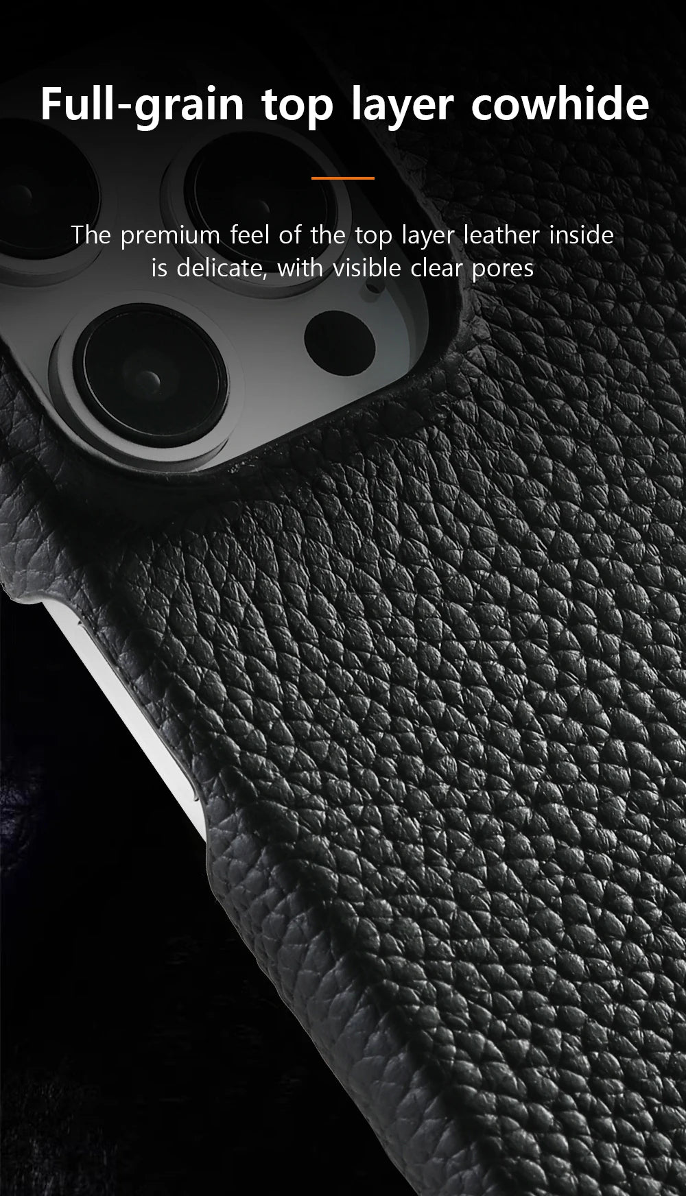 for Magsafe Case for iPhone 17 15 16 Pro Max Air 17Pro Natural Cowhide Lychee Leather Magnetic Protector Luxury Phone Back Cover