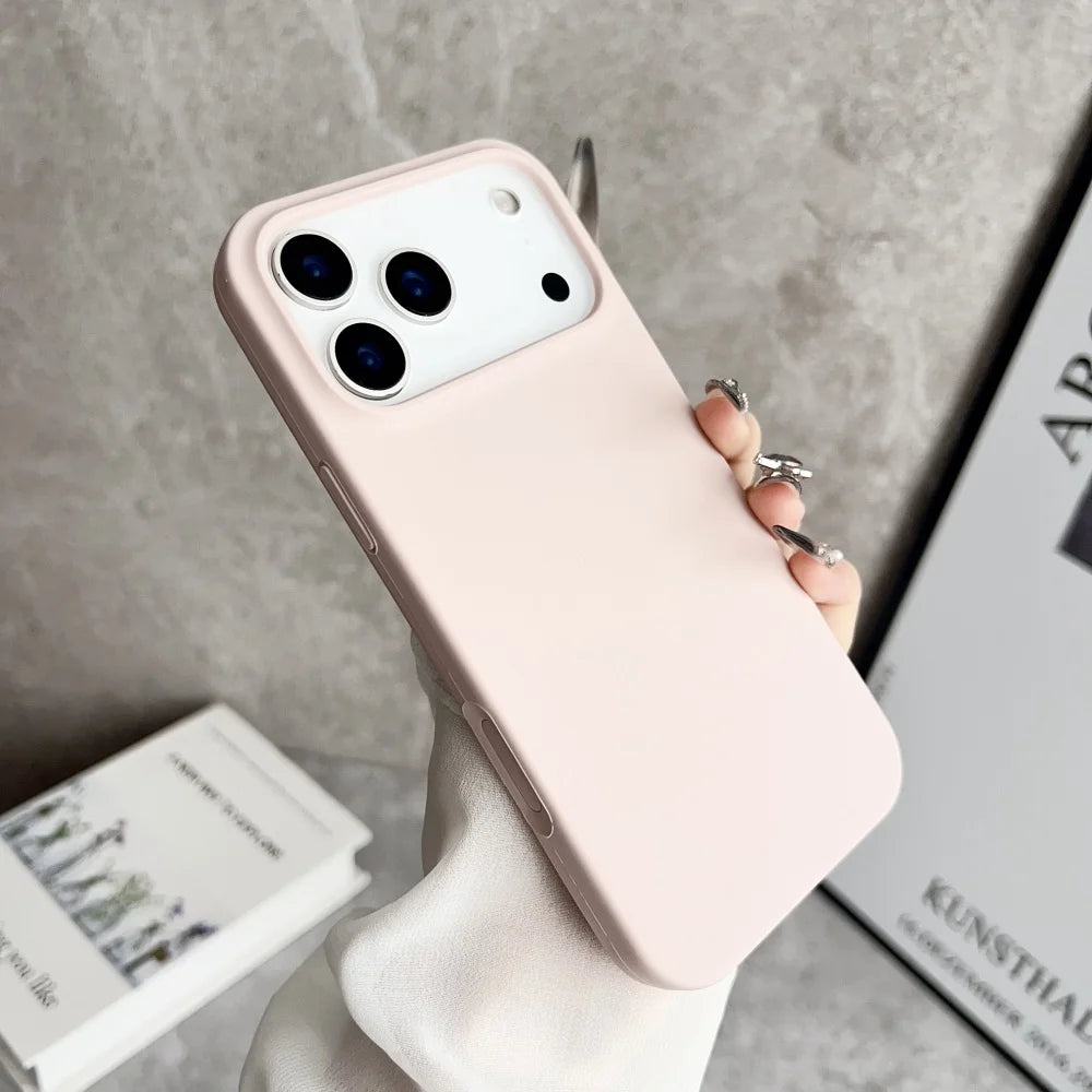 Original Official Silicone Case For iPhone 17ProMax 16 13 12 15 14 Pro Phone Cases For iPhone 16 13Pro 17 11 14 15 Pro Max Cover