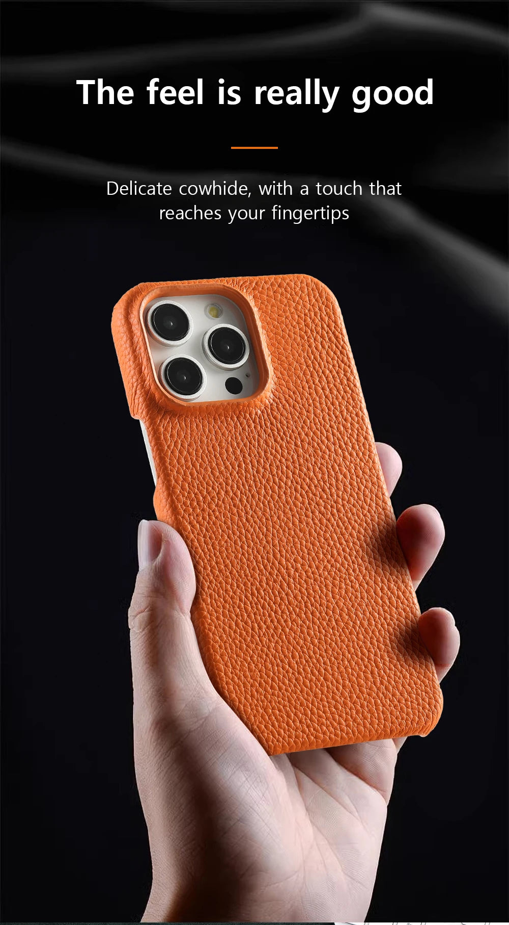 for Magsafe Case for iPhone 17 15 16 Pro Max Air 17Pro Natural Cowhide Lychee Leather Magnetic Protector Luxury Phone Back Cover