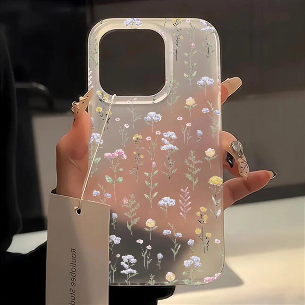 Transparent Matte Cases For iPhone 17 Case iPhone 16 Pro Max 17 Air 15 14 12 11 13 Pro Fundas Shockproof Cover Soft Phone Bumper