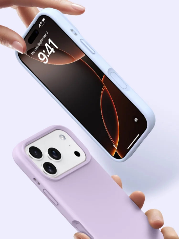 Original Official Silicone Case For iPhone 17ProMax 16 13 12 15 14 Pro Phone Cases For iPhone 16 13Pro 17 11 14 15 Pro Max Cover