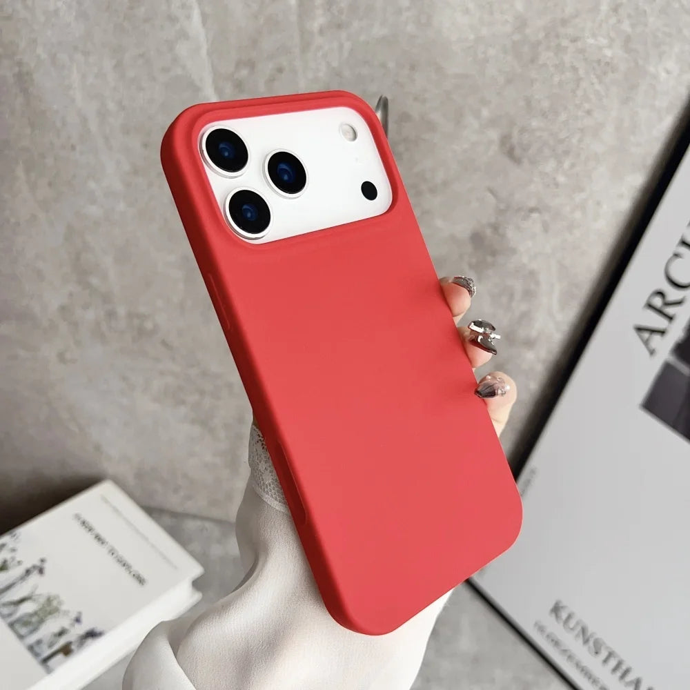 Original Official Silicone Case For iPhone 17ProMax 16 13 12 15 14 Pro Phone Cases For iPhone 16 13Pro 17 11 14 15 Pro Max Cover