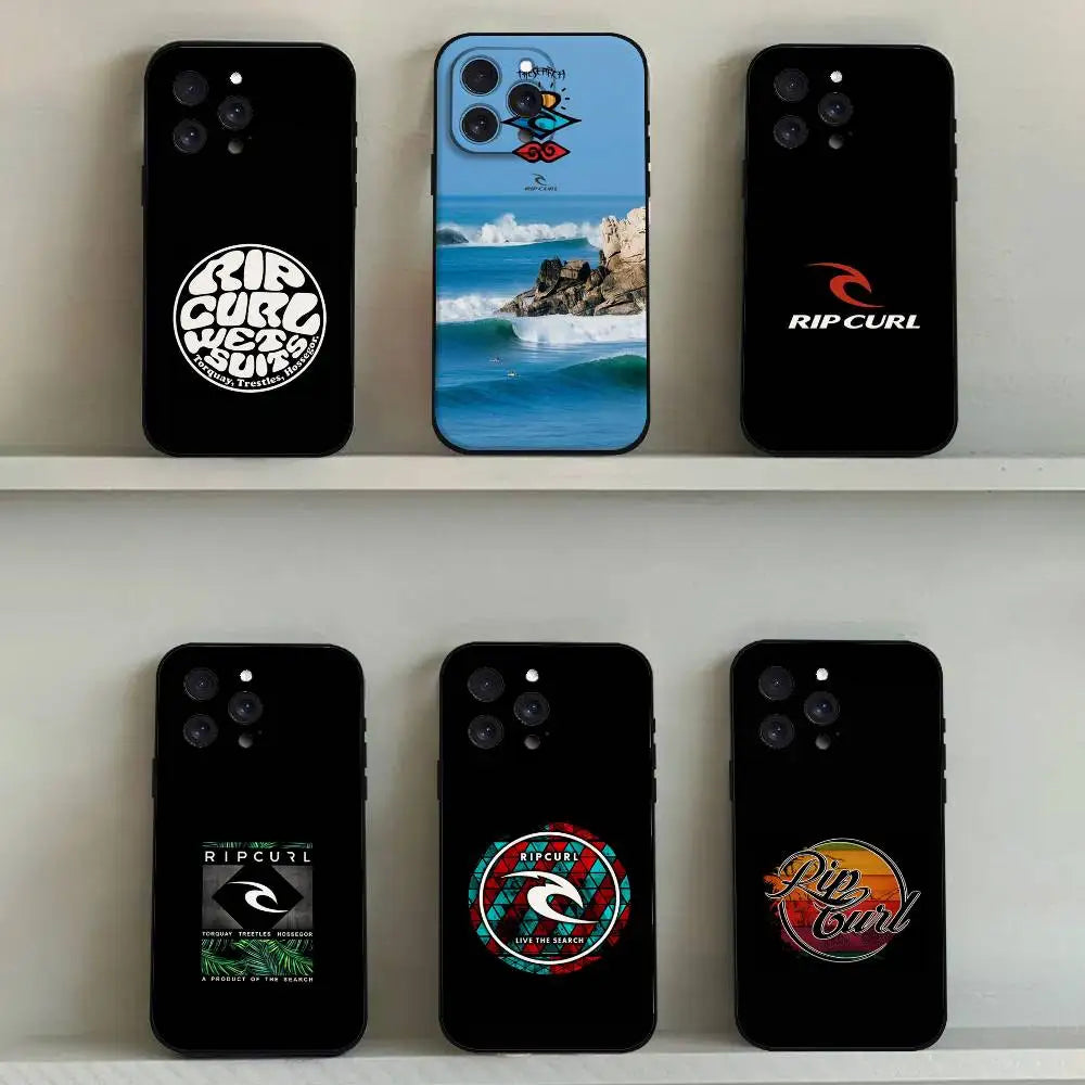 Surf Beach Rips Curls Phone Case For IPhone 17 16 15 14 13 12 11 Pro Max Mini X XR XS Plus Cover