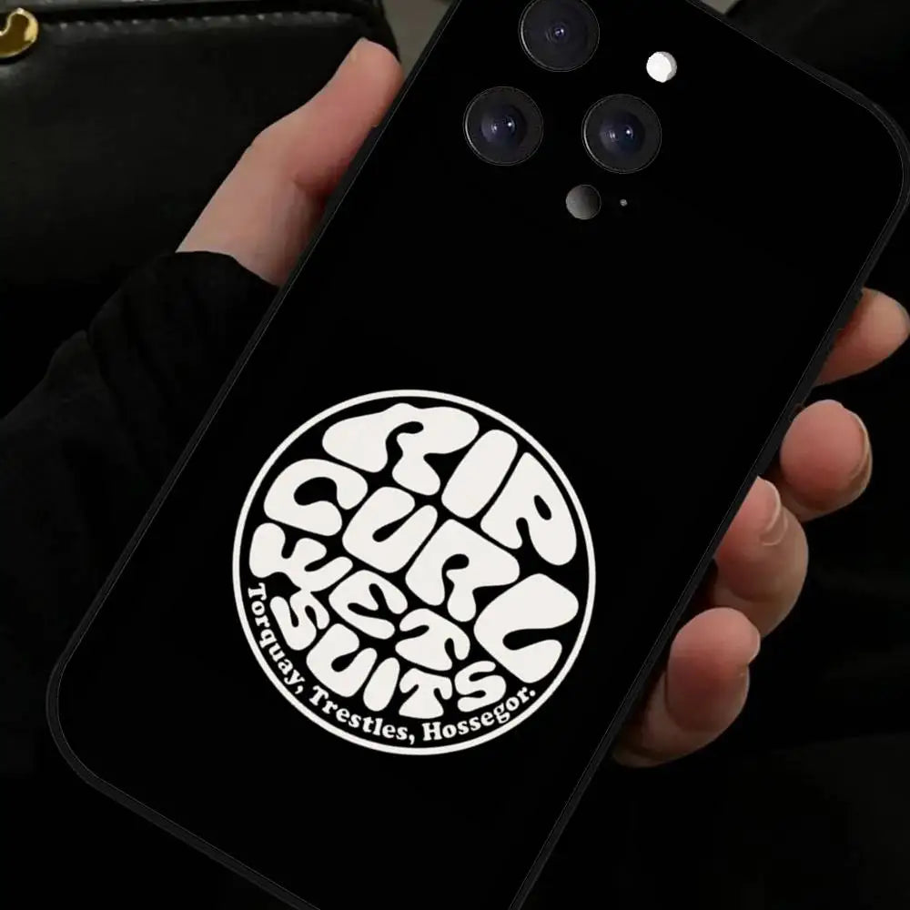 Surf Beach Rips Curls Phone Case For IPhone 17 16 15 14 13 12 11 Pro Max Mini X XR XS Plus Cover