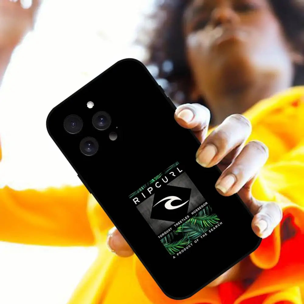 Surf Beach Rips Curls Phone Case For IPhone 17 16 15 14 13 12 11 Pro Max Mini X XR XS Plus Cover